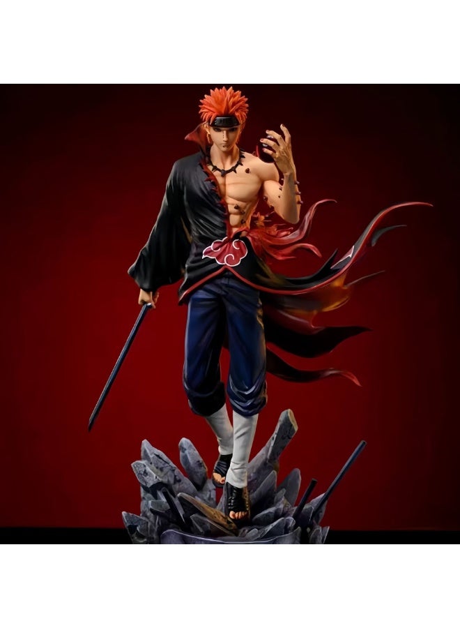 Naruto The 24cm Heavenly Path Pain of the Ten Years and Hundred Ninjas Resonance Series, Cool Anime Handmade Model, Decoration and Gift Item - Image 2